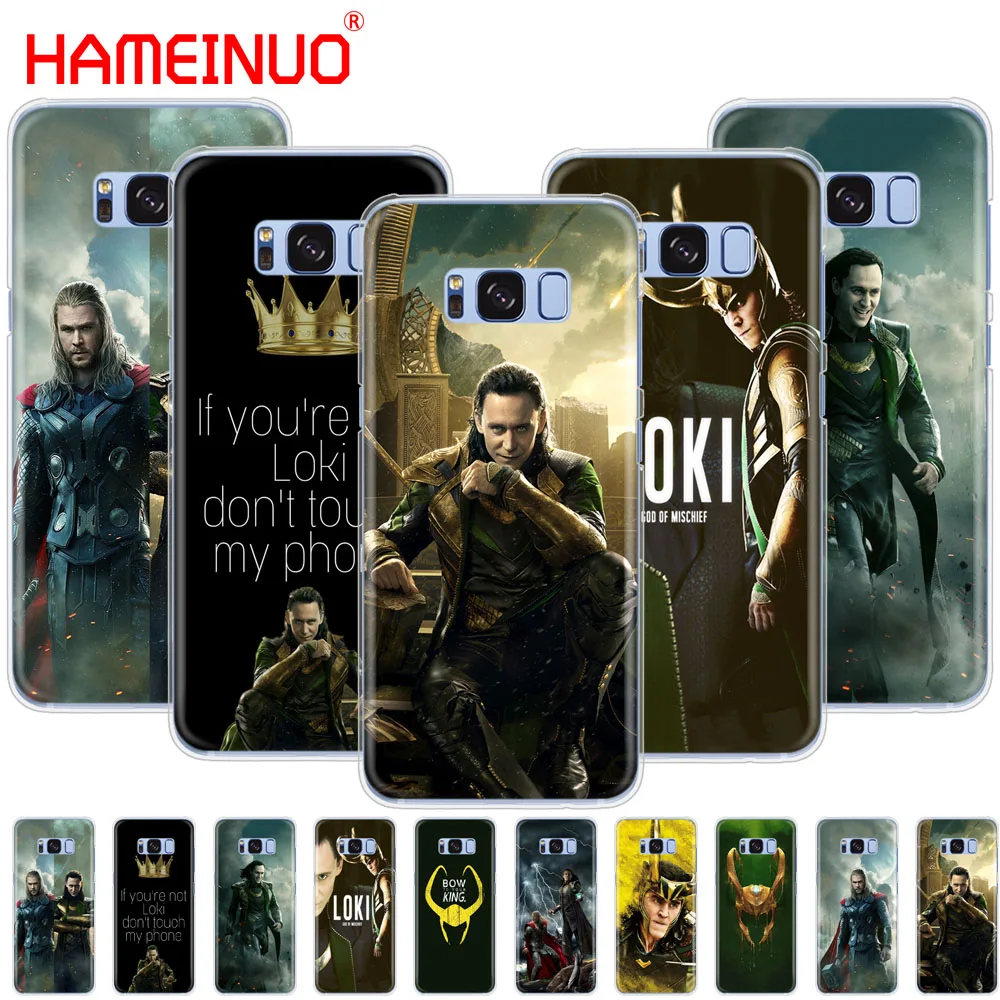 HAMEINUO Loki Thor cell font b phone b font case cover for Samsung Galaxy S9 S7