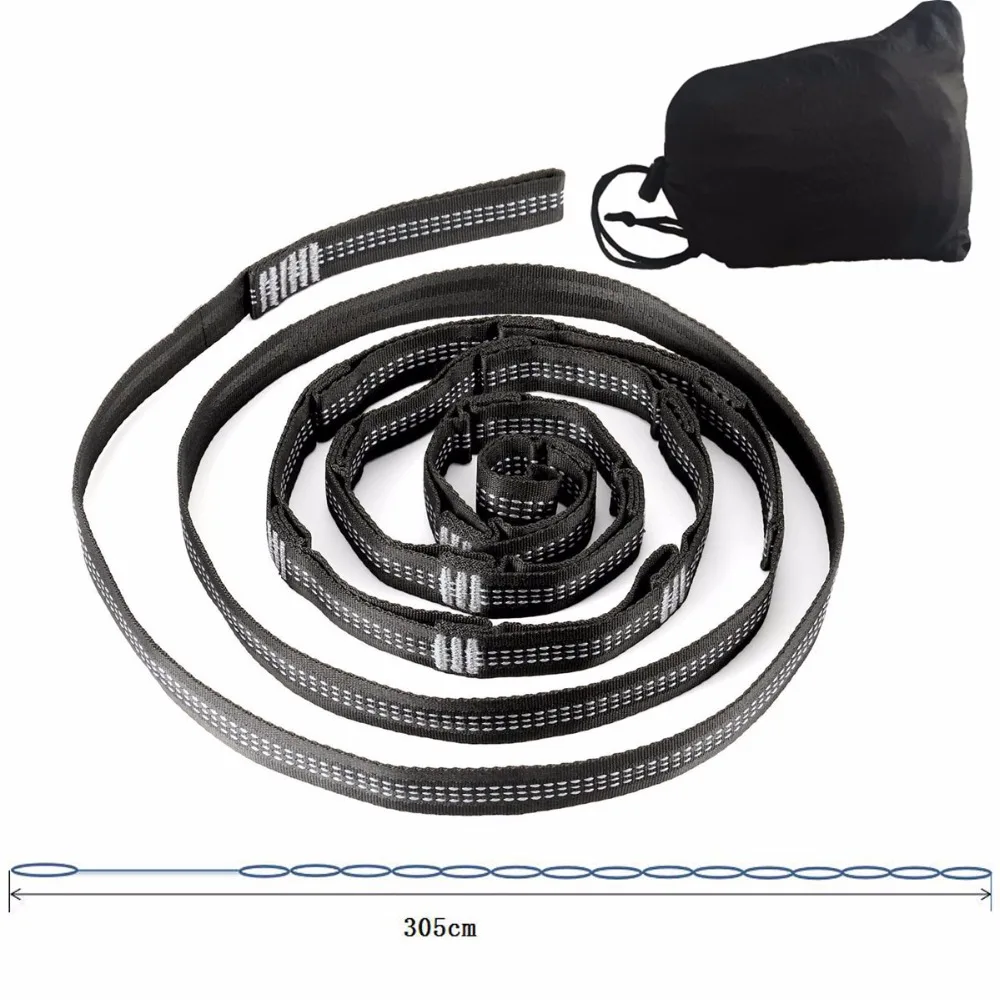 Outdoor Camping Hammock Tree Strap&Belt&Rope Hamac Hamaca