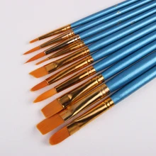10 шт./партия многофункциональный крюк линия акварельные краски кисти комплект, принадлежности для живописи