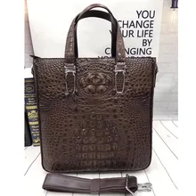 Натуральная крокодиловая кожа на молнии, мужская сумка, сумка-мешок, кошелек из крокодиловой кожи, трехходовая мужская сумка на одно плечо