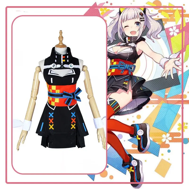 Аниме Kaguya Luna карнавальный костюм популярный Virtual Youtuber A.I.Channel официальный полный