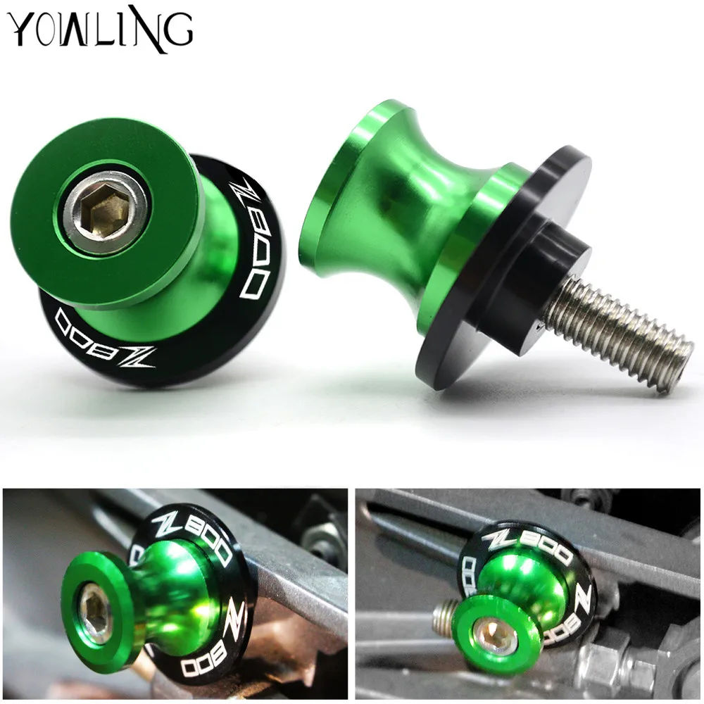 for KAWASAKI Z800 Z 800 new Universa motorcycle parts Aluminum Swingarm Spools slider 8 colors for KAWASAKI Z800 Z 800 2012-2017