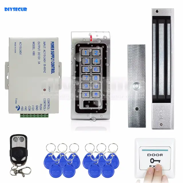 Diysecur W1 Rfid Waterproof Door Access Control System Kit