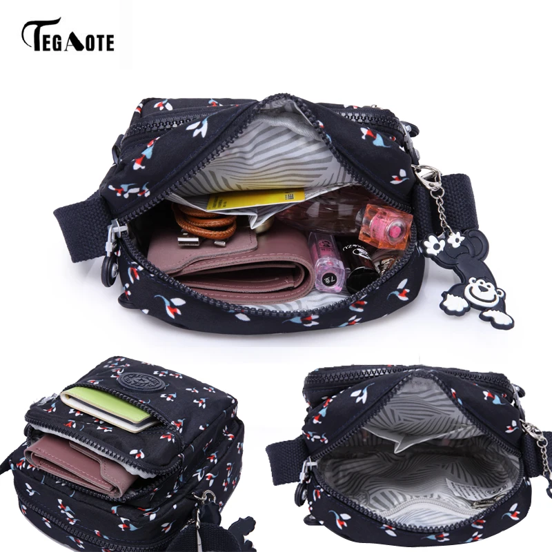 Beste TEGAOTE 2018 Vrouwen Messenger Bags Fashion Mini Bag Met Aap Crossbody Vrouwen Schoudertassen Handtas Bolsos Gsm Pouch