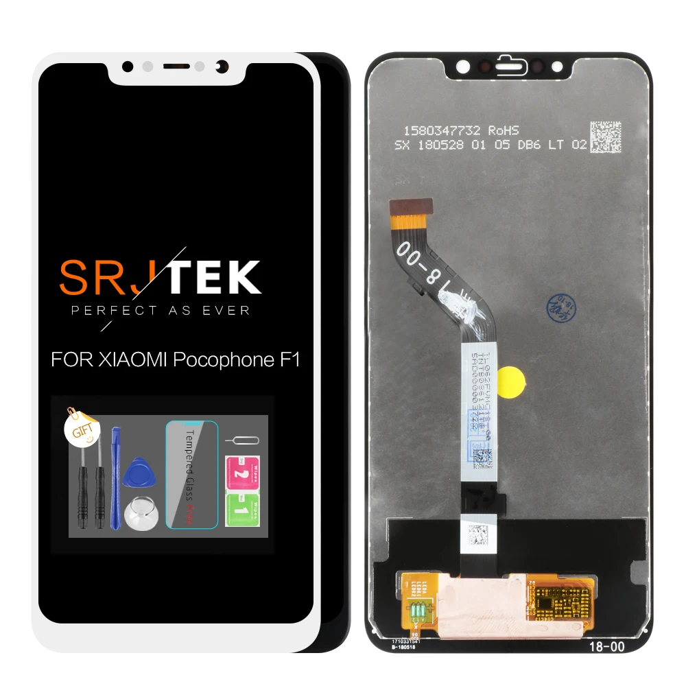 Kopen 2018 Originele Nieuwe Voor Xiaomi Pocophone F1 Lcd Touch Screen Digitizer Vergadering Voor Xiaomi Pocophone F1 Lcd scherm Vervangen