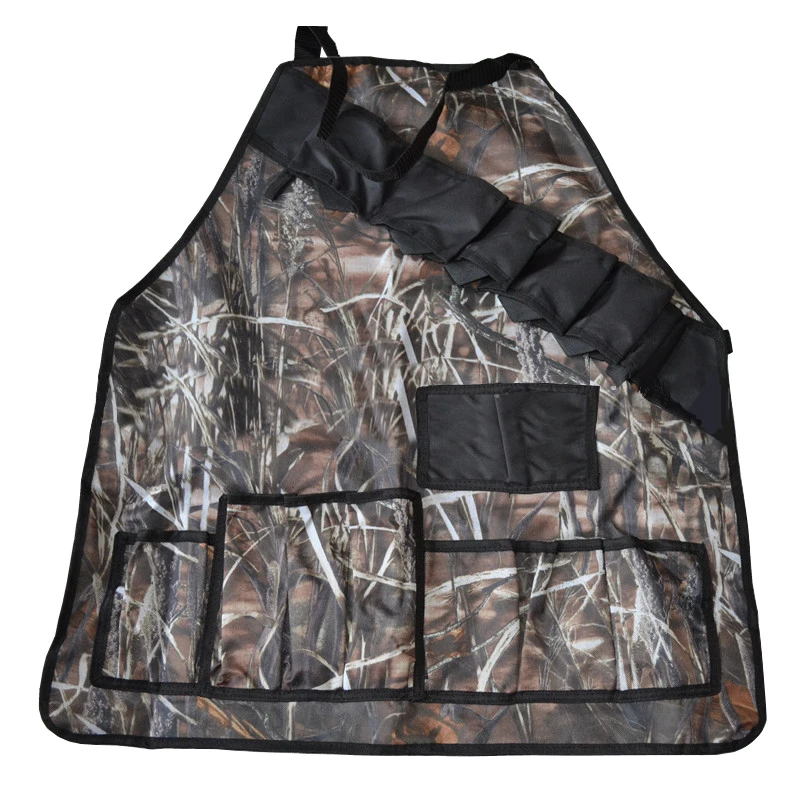 Professional Outdoor Barbecue Apron Picnic Waterproof BBQ Beer Condiment Holder Multi-pockets Utensil Set Oil-proof Pinafore