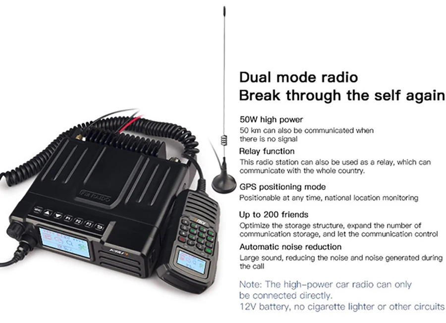 Новейший KSUN 50 Вт/40 Вт двухдиапазонный УКВ и автомобиль uhf радио gps-управление Двухрежимная Автомобильная станция Национальный домофон+ 50 Вт высокомощное автомобильное радио