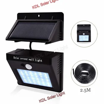 

30 LED flashlight outdoor sensor wall waterproof solar garden street light automatically lamp motion Night blub deck pool