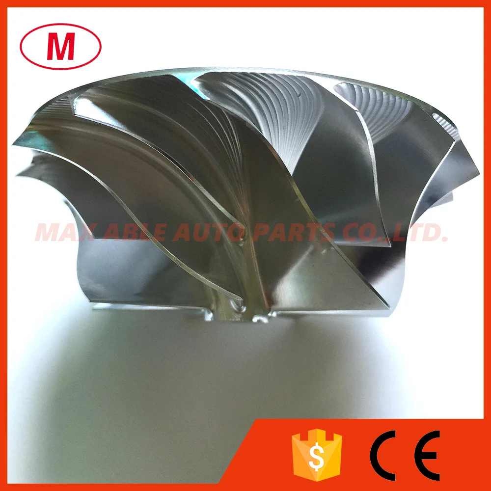 HX40 Upgrade 67.00/89.00mm 7+7 blades High Performance Turbo Billet Compressor wheel/Aluminum 2618/Milling compressor wheel