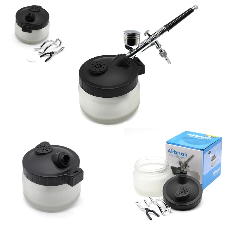 Airbrush Cleaning Pot 01