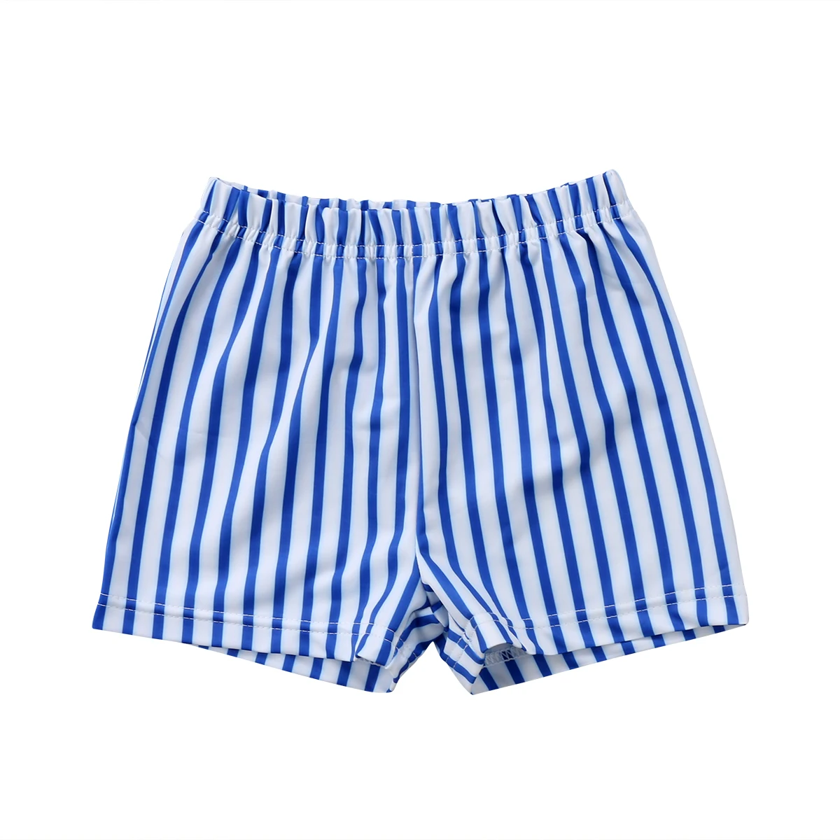 Для Новорожденных Для маленьких мальчиков детский купальный костюм в полоску, с высокой талией шорты для купания пляжная одежда костюм для пляжа - Цвет: Синий