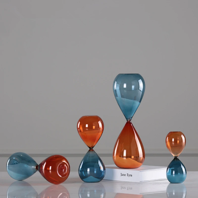 Творческий двойной цвет песочные часы 15/30/60 минут песочных часов Таймер умный дом декоративно-прикладного искусства подарки игрушки для детей 19