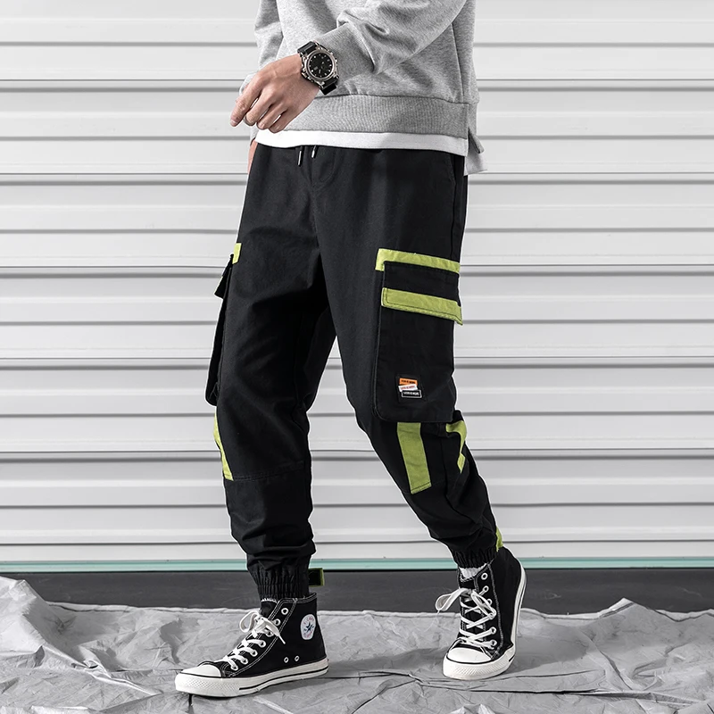 M-3XL 2019 Spring Track Pants Men Sweatpants Mens Joggers Pants Cargo Camo Tactical Harem Army Pants