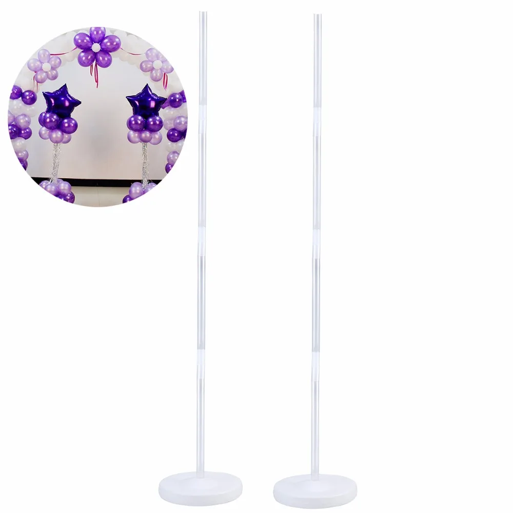 

BESTOYARD 2 PCS Balloon Column Stand Kits Arch Stand with Frame Base and Pole for Wedding Birthday Party Decoration Supplier