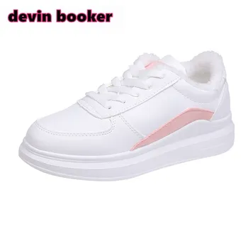 

New listing day sales winter PU women Plus velvet Keep warm Boots running shoes sports shoes DKS-210-2