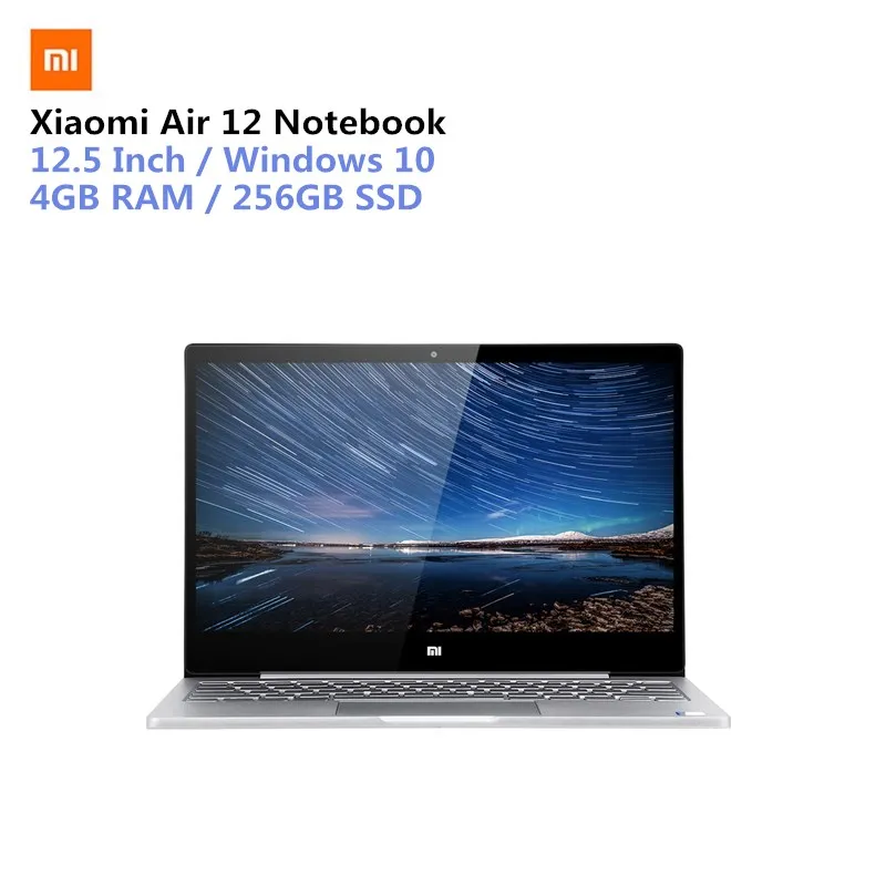 

Xiaomi Air 12 Notebook 12.5inch Win10 Laptop Intel Core M3-7Y30 Dual Core PC 1.0GHz 4GB RAM 128GB SSD Bluetooth 4.1 Computer