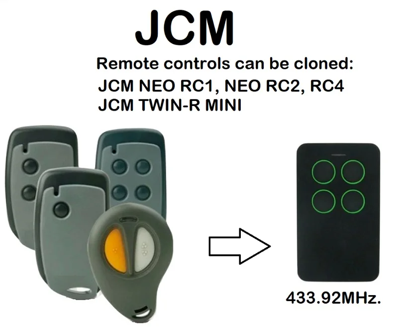 Для JCM NEO RC1, NEO RC2, NEO RC4, JCM TWIN-R мини пульт дистанционного управления Дубликатор