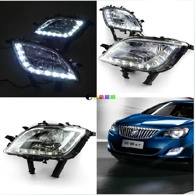 Opel astra J 2009 2013 led drl daytime running light with fog lamp