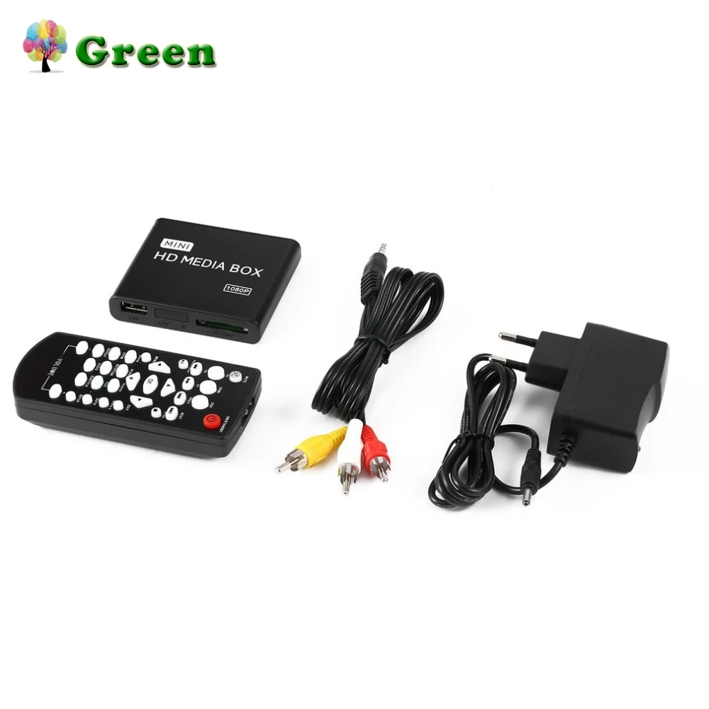 

Mini android Media Player Media Box TV Video Multimedia Player Full HD 1080P AU EU US Plug