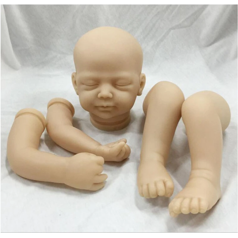 

20inch Hot-selling Doll Kits for Early Educational Soft Vinyl Reborn Baby Dolls Accessories DIY Realistic Toys Reborn Dol