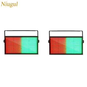 

2pcs/lot LED 250W DMX Strobe Light Stroboscope Lights Fit Disco DJ Effect RGB 3IN1 504pcs SMD 5050 LED Flash Light Equipment