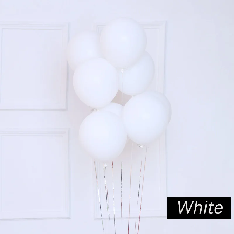5/10/30 шт./лот 2,8 г жемчуг черный, белый цвет латексные воздушные шары на день рождения Свадебная вечеринка украшения воздушные гелиевые шары подарки для детей шары - Цвет: White