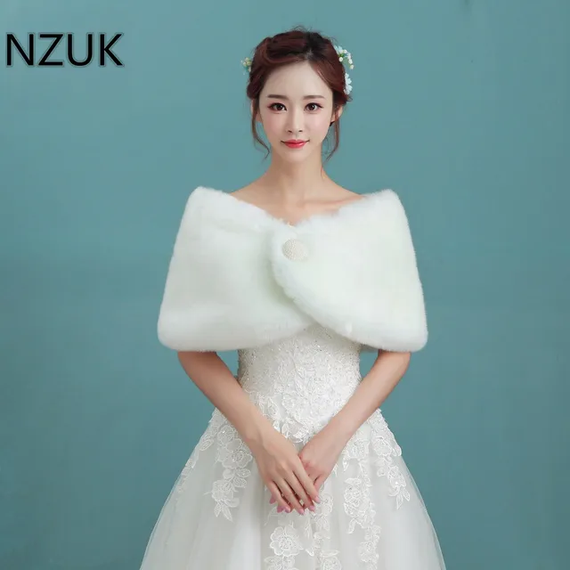 Nzuk Hot Fashion Wedding Jacket Bride Wraps Winter Nzuk Hot Fashion Wedding Jacket Bride Wraps Winter Dress Bolero Bridal Coat