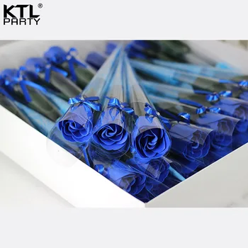 

KTLPARTY 5 colors Magic rose soap flower,handmade wedding soap rose ,valentine's day novelty gift free shipping