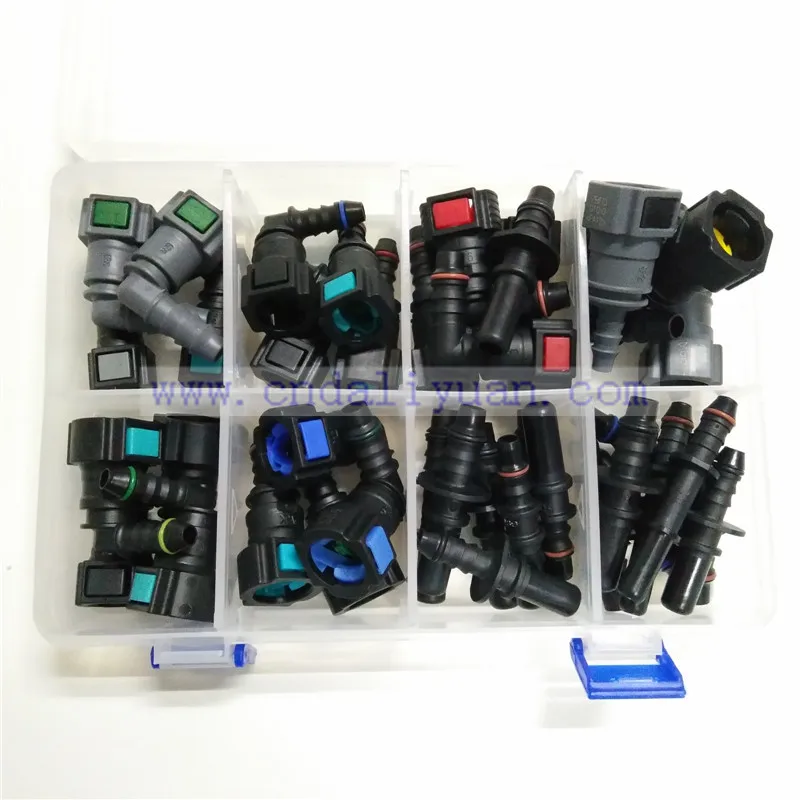 High quality one set SAE Fuel pipe fittings auto Fuel line quick