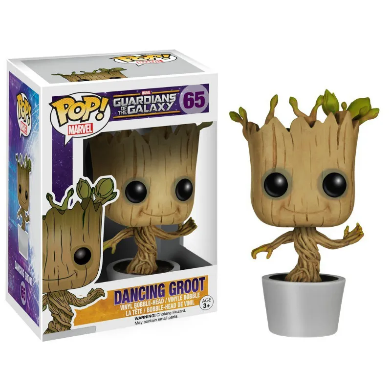 Funko pop Marvel стражи Галактики Grootted Avengers3 groots brinquedos фигурку игрушечные лошадки для детей Рождественский подарок