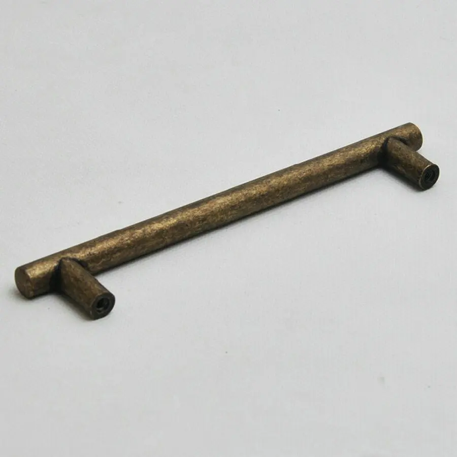 2PCS/LOT 155MM Beatiful Copper Color Zinc Alloy Cupboard Closet Cabinet Furniture Handle Knob Drawer Knob Locker Pull Free Screw