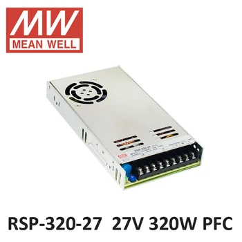 

Meanwell 27V 11.9A PFC led power supply RSP-320-27 Switching Power Supply Driver for LED Strip AC 86-264V Input to DC 27V UL