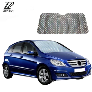 

ZD Car Reflective Anti-radiation Sunscreen Insulation Sun Visor For Mercedes W203 W211 W204 W210 Benz BMW F10 E34 E30 F20 X5 E70