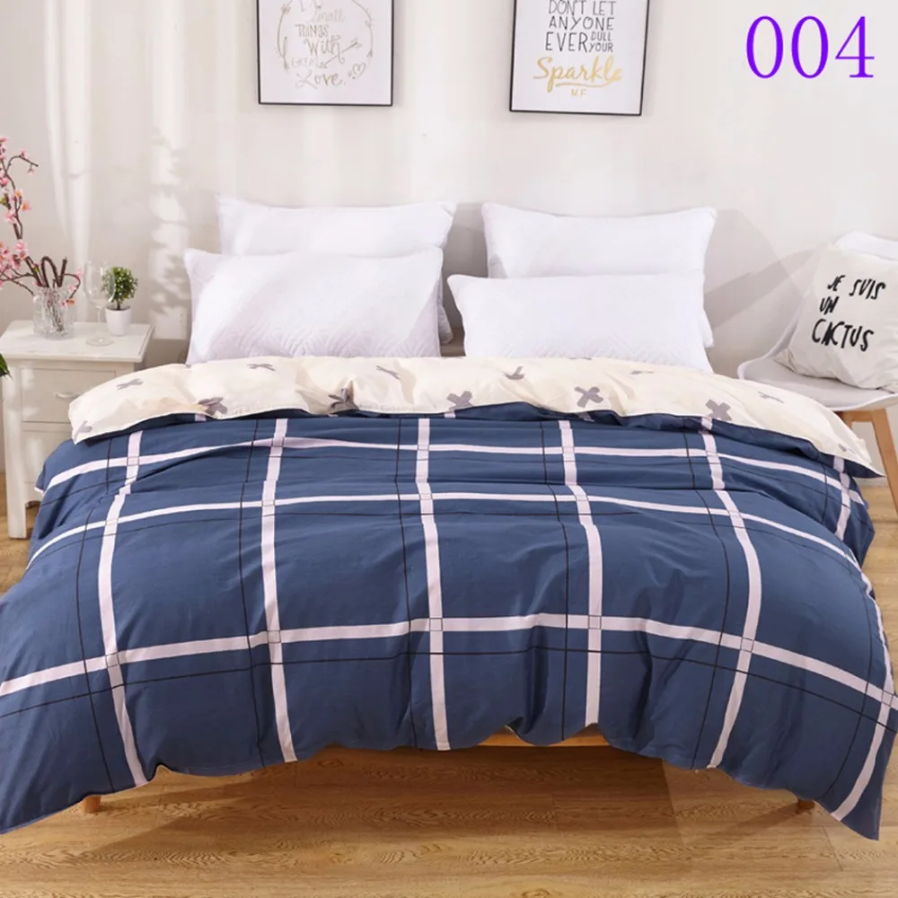 1pcs Cotton Duvet Cover Adults Kids Bedroom Twin Full Queen King