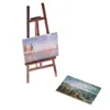 Mini chevalet d'artiste en bois, 1 ensemble et 2 supports de cartes de Table de mariage, support d'exposition de décoration ► Photo 3/6