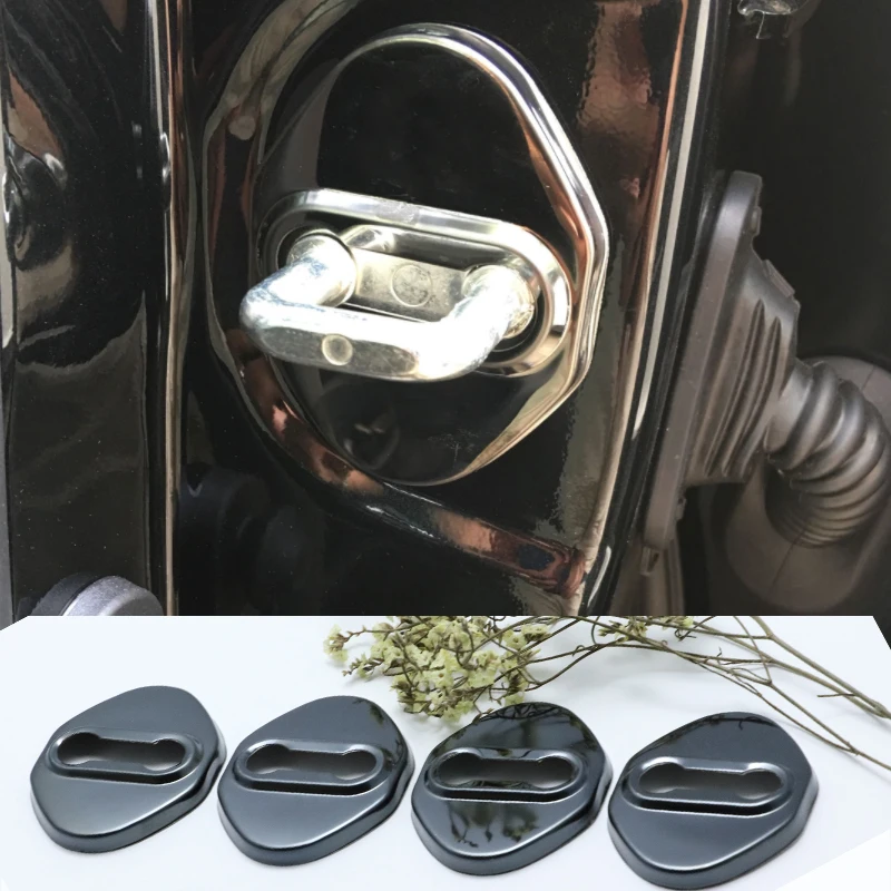 

Excellent Stainless Steel Door Lock Buckle Protective Cover Auto Case For toyota RAV4 RAV 4 XA40 2016 2017 2018 Car Styling