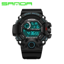 Fashion SANDA Sports Brand Watch Men s Digital Shock Resistant Electronic Watch Outdoor Military LED Casual
