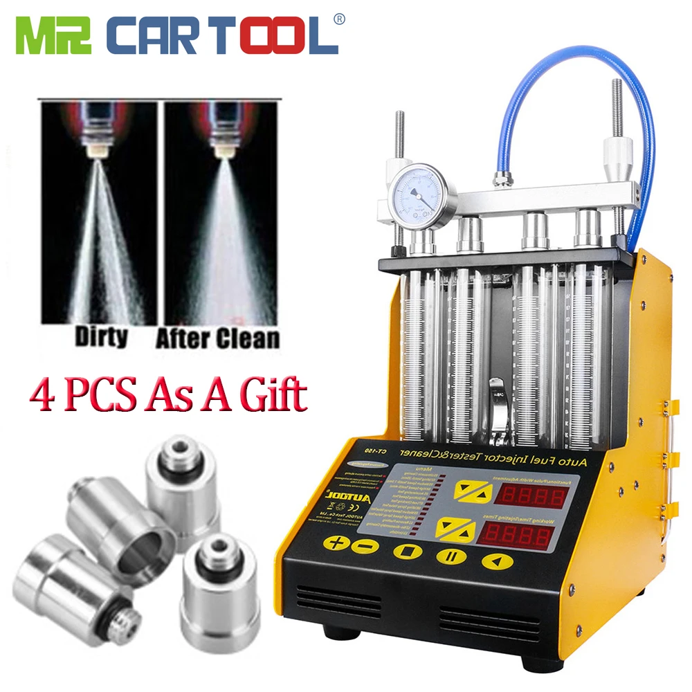 AUTOOL CT150 Car Fuel Injector Clean Machine Testers 2 IN 1 Common Rail
