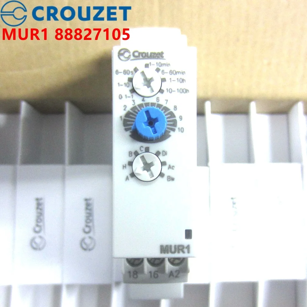 

CROUZET TIME RELAY MUR1 88827105 24VDC 24-240VAC Brand new and original relay