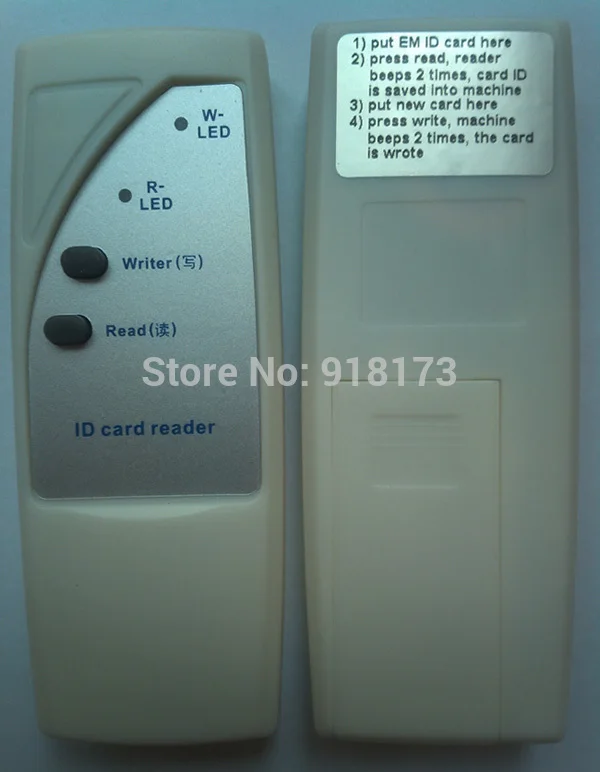 

Handheld 125Khz RFID Copier Writer / Duplicator Copy ID Card+5pcs EM4305 rewritable Tag+5pcs EM4305 rewritable card