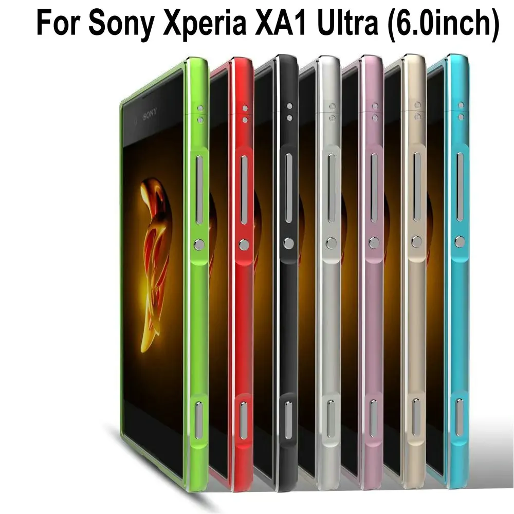 For XA1 Ultra High Quality Ultra Thin Slim Aluminum Metal Bumper Frame Case For Sony Xperia