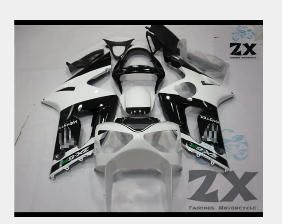 

Motorcycle Fairings for KAWASAKI Ninja ZX6R 636 03 04 ZX 6R 2003 2004 zx 6r 03 ABS injection fairing kits SUK 6009 UV