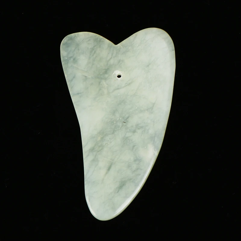 Traditional Physical Guasha Jade Board Scraping Scraper Tool SPA Salon Body Massager Beauty Health Care Tools