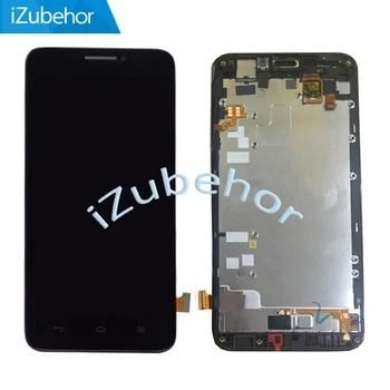 

Black color Display LCD with Digitizer Touch Screen with Frame For Huawei Ascend G630 free shipping