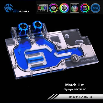 

Bykski N-GV77OC-X Full Coverage GPU Water Block For Gigabyte GTX770 OC Graphics Card Heatsink