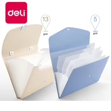 Deli 5PCS File Folder Organ Bag A4 Organizer box Paper Holder Document Folder multi-function storage finishing Office Supplies Deli 5PCS File Folder Organ Bag A4 Organizer box Paper Holder Document Folder multi-function storage finishing Office Supplies