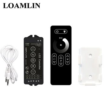 

Low-voltage Dual-Control 2.4G Single-Channel Controller Wireless Music LED Full-Touch Remote Control Ultra-Thin Dimmer