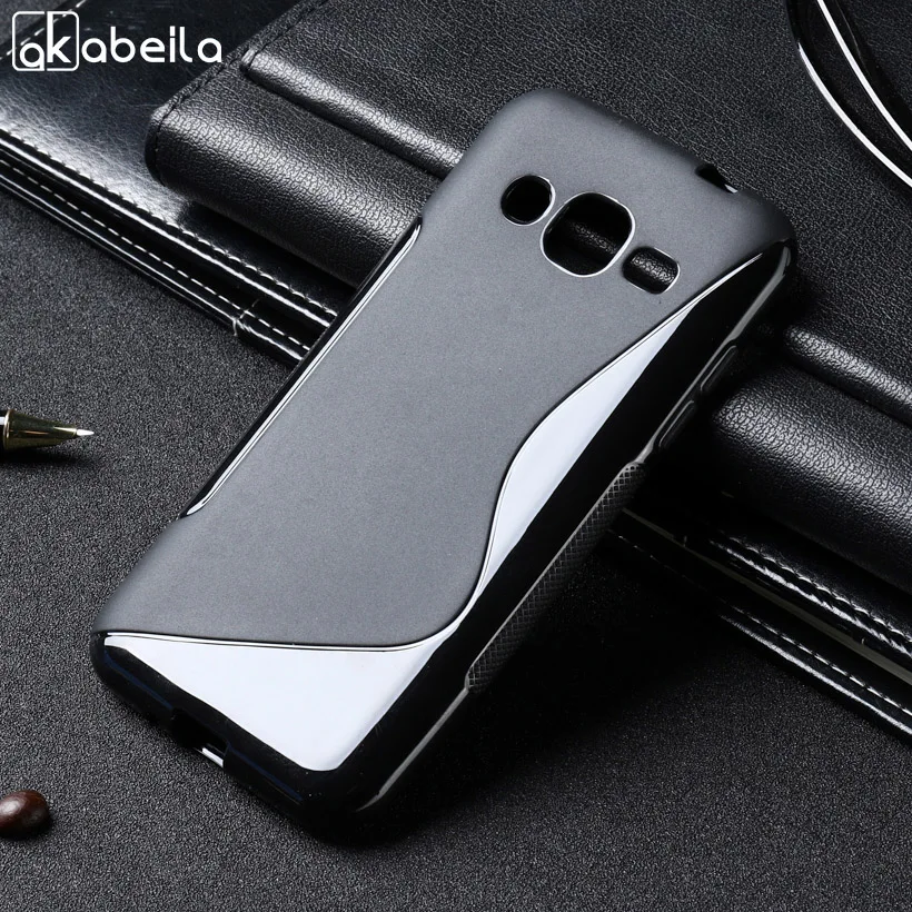 

AKABEILA Soft Cases For Samsung J2 2017 Case Silicone Black Covers For Samsung J2 2015 Cover Housing SLine Bags J200F J200Y J200