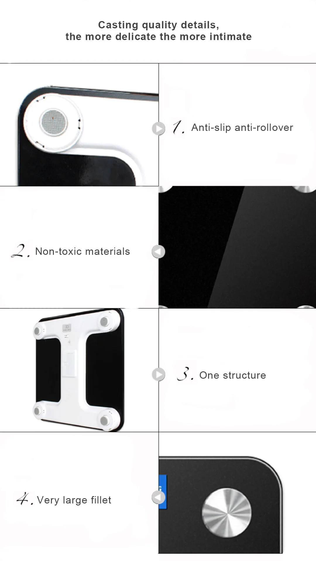 TS-8028 Bluetooth 4.0 LCD Battery Smart App Body Fat Scales Weight Data Analysis Weight Tools