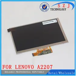 Оригинальный 7 ''дюймовый для Lenovo A2107 A2207 A-H ЖК-дисплей Дисплей ЖК-дисплей Экран датчик кодирующего преобразователя Замена Бесплатная